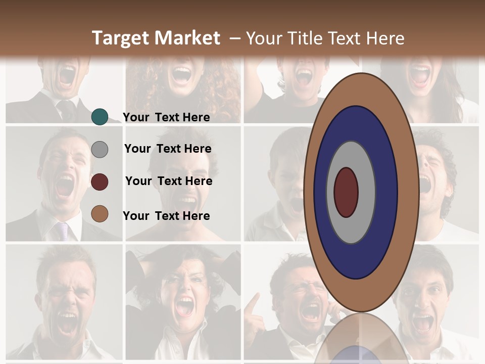 Girl Tense Anger PowerPoint Template