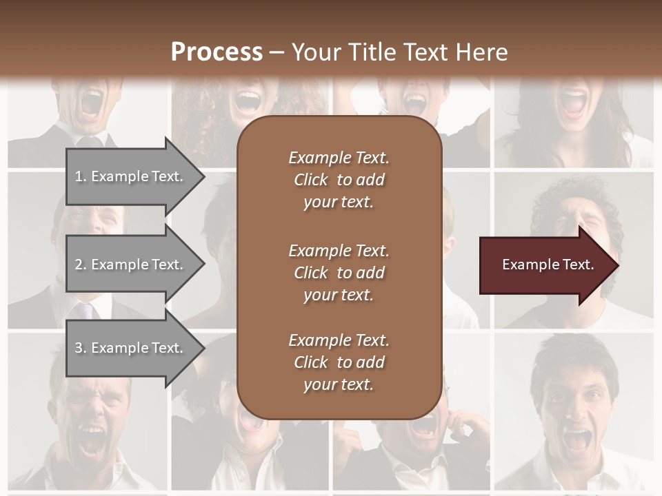Girl Tense Anger PowerPoint Template