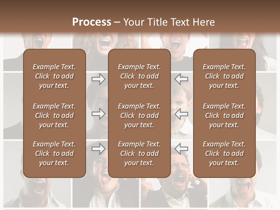 Girl Tense Anger PowerPoint Template