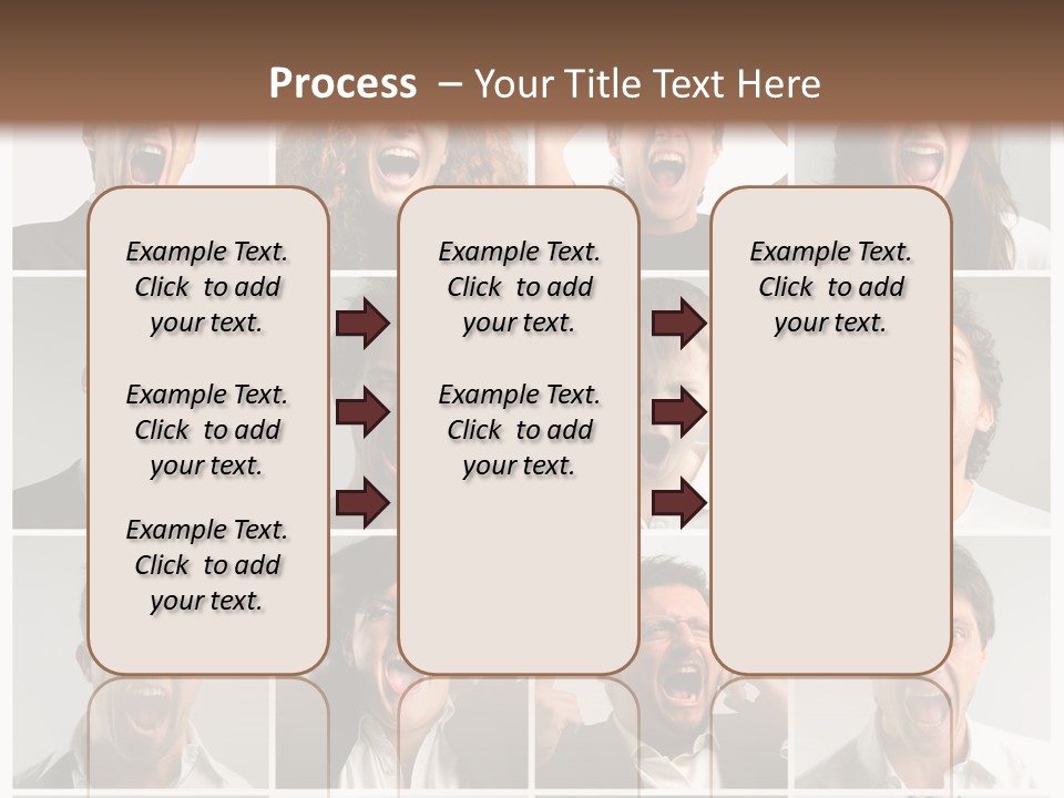 Girl Tense Anger PowerPoint Template