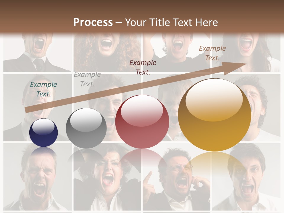 Girl Tense Anger PowerPoint Template