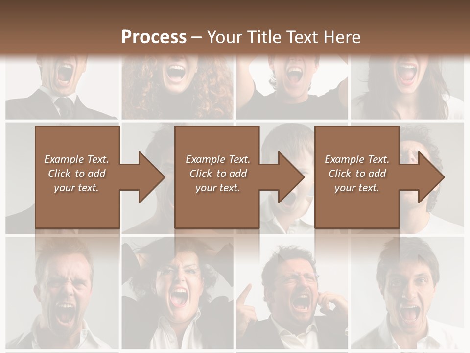 Girl Tense Anger PowerPoint Template