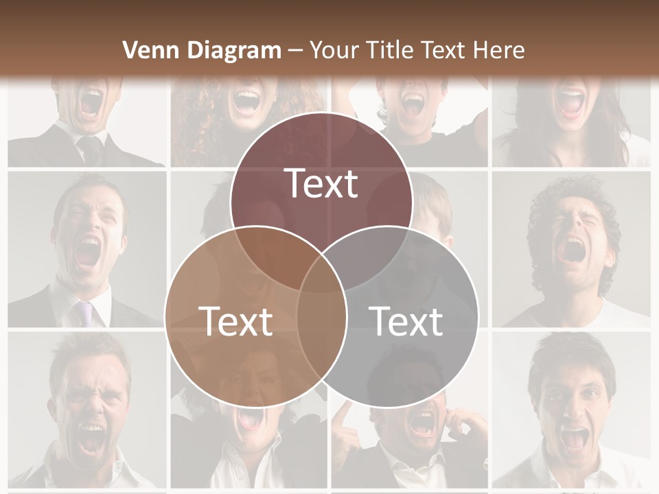 Girl Tense Anger PowerPoint Template