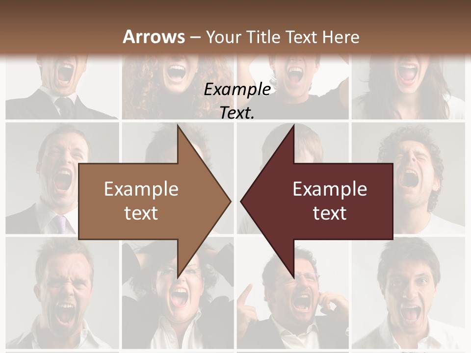 Girl Tense Anger PowerPoint Template