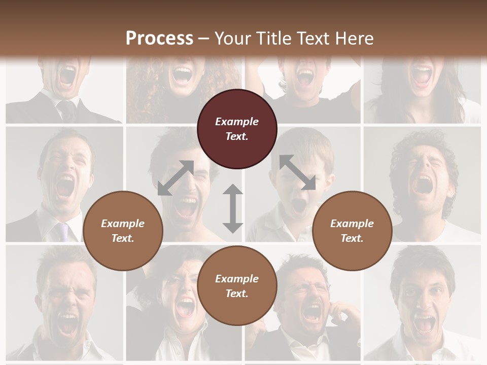 Girl Tense Anger PowerPoint Template