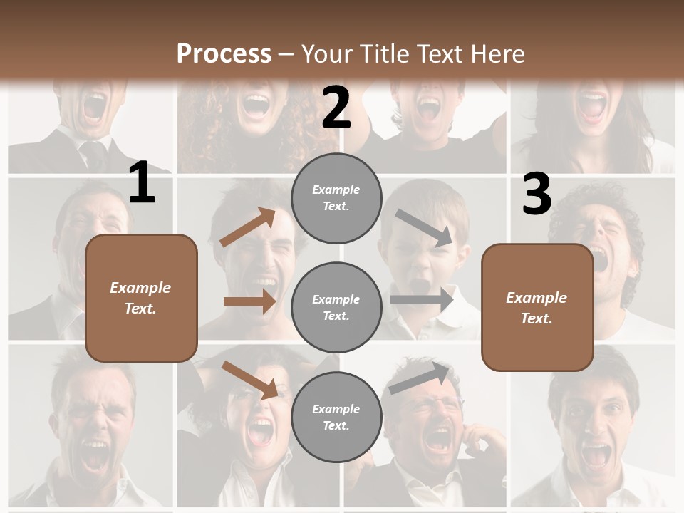 Girl Tense Anger PowerPoint Template
