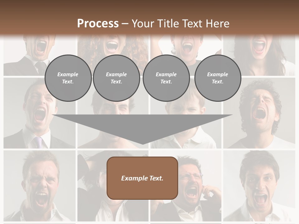 Girl Tense Anger PowerPoint Template