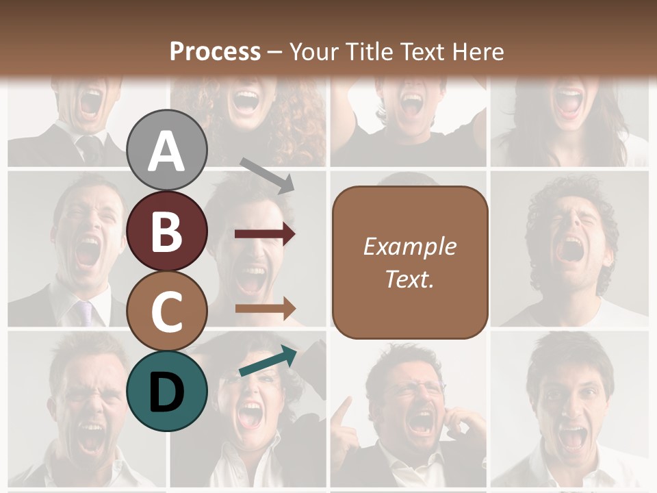 Girl Tense Anger PowerPoint Template