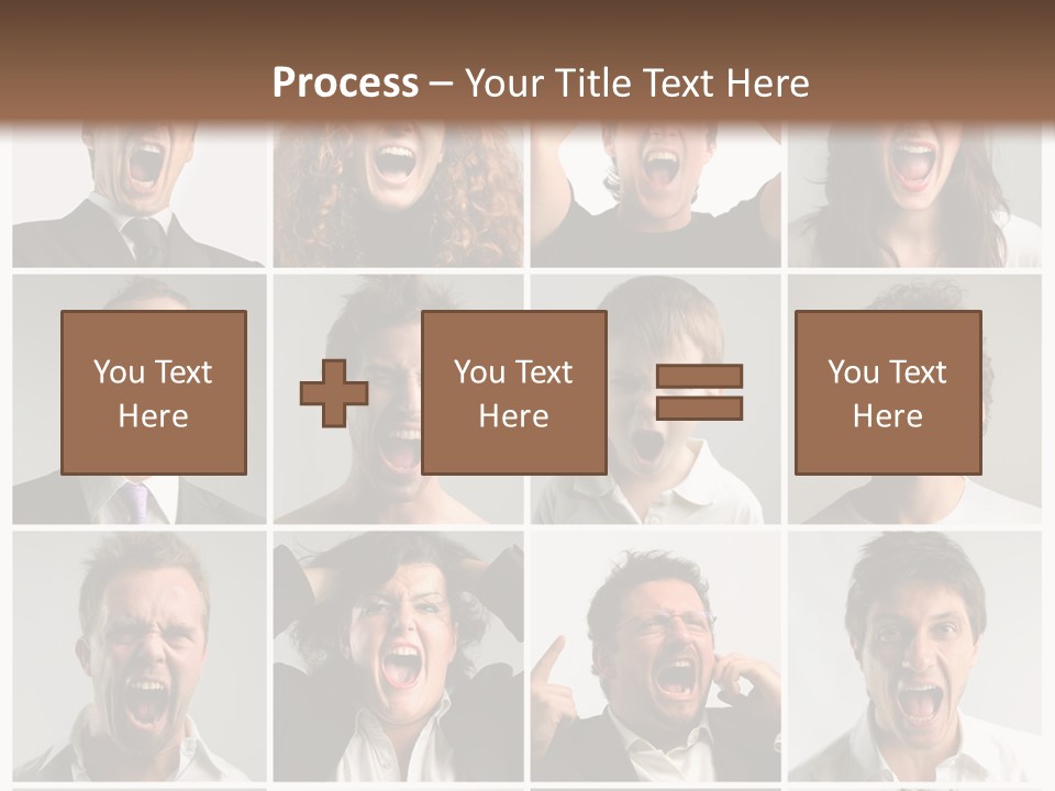 Girl Tense Anger PowerPoint Template