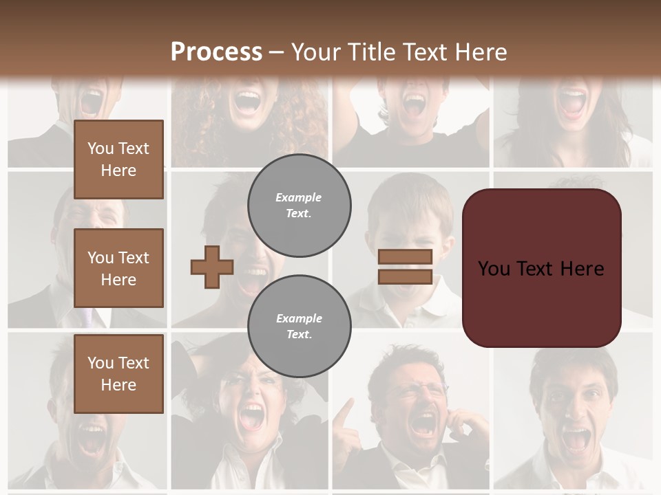 Girl Tense Anger PowerPoint Template