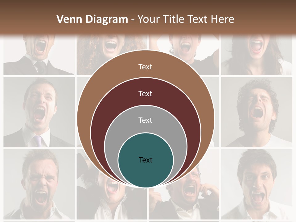 Girl Tense Anger PowerPoint Template