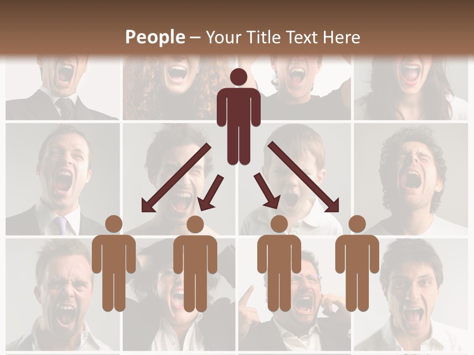 Girl Tense Anger PowerPoint Template