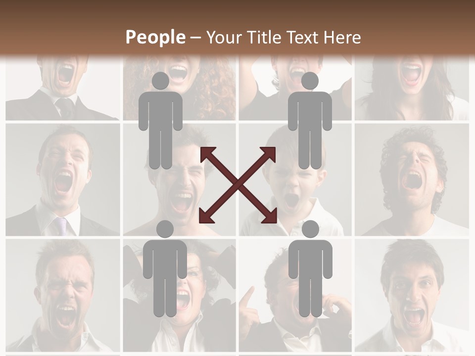 Girl Tense Anger PowerPoint Template