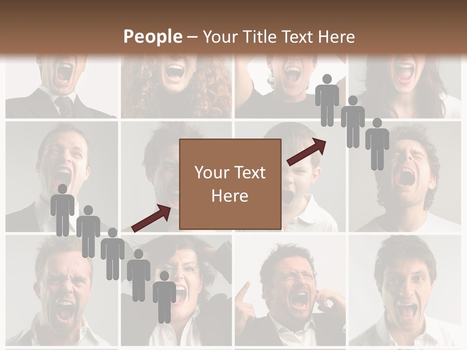 Girl Tense Anger PowerPoint Template