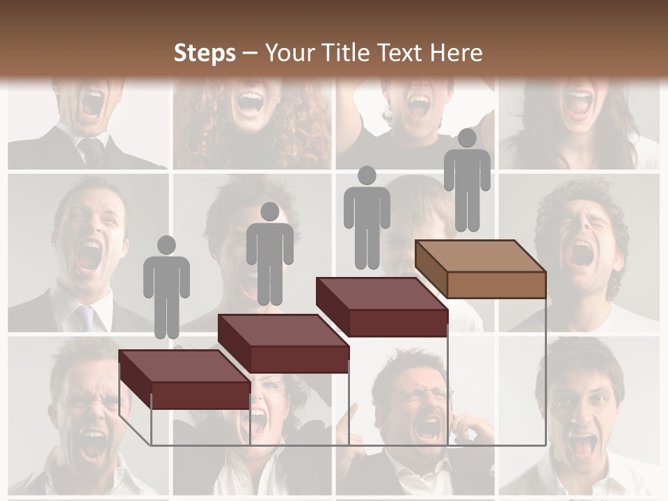 Girl Tense Anger PowerPoint Template