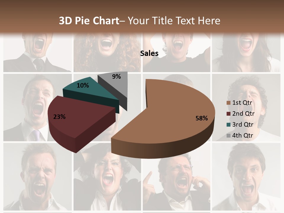 Girl Tense Anger PowerPoint Template