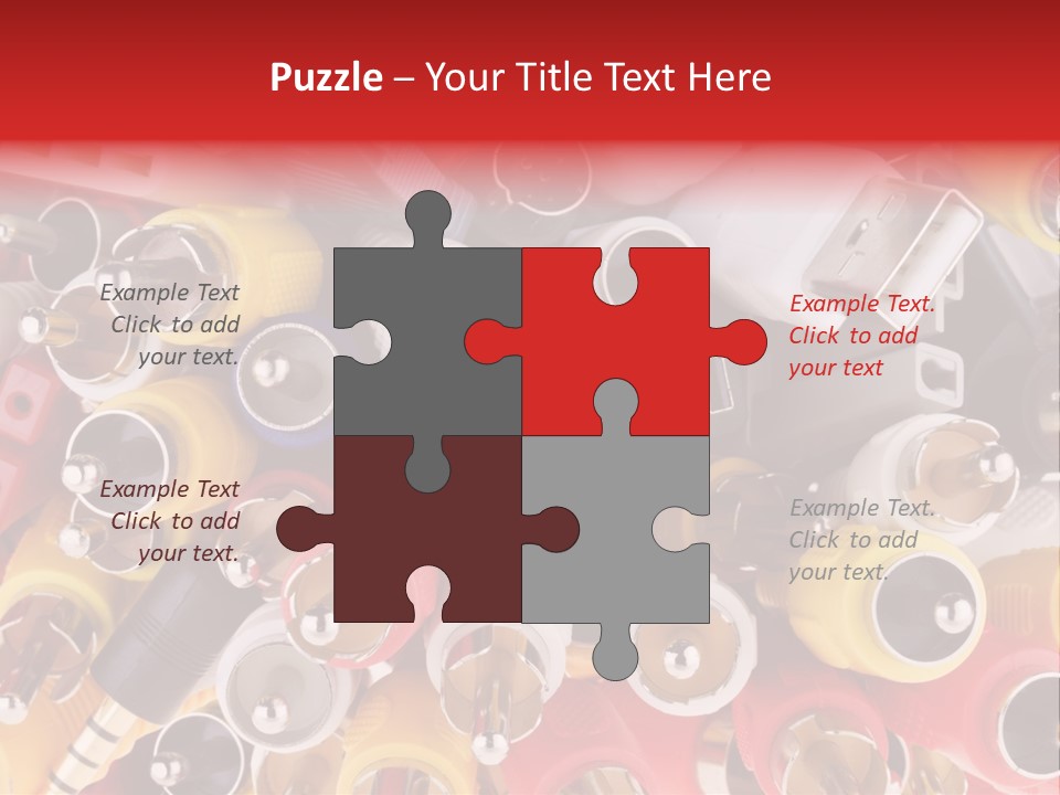 Equipments Electric Components PowerPoint Template