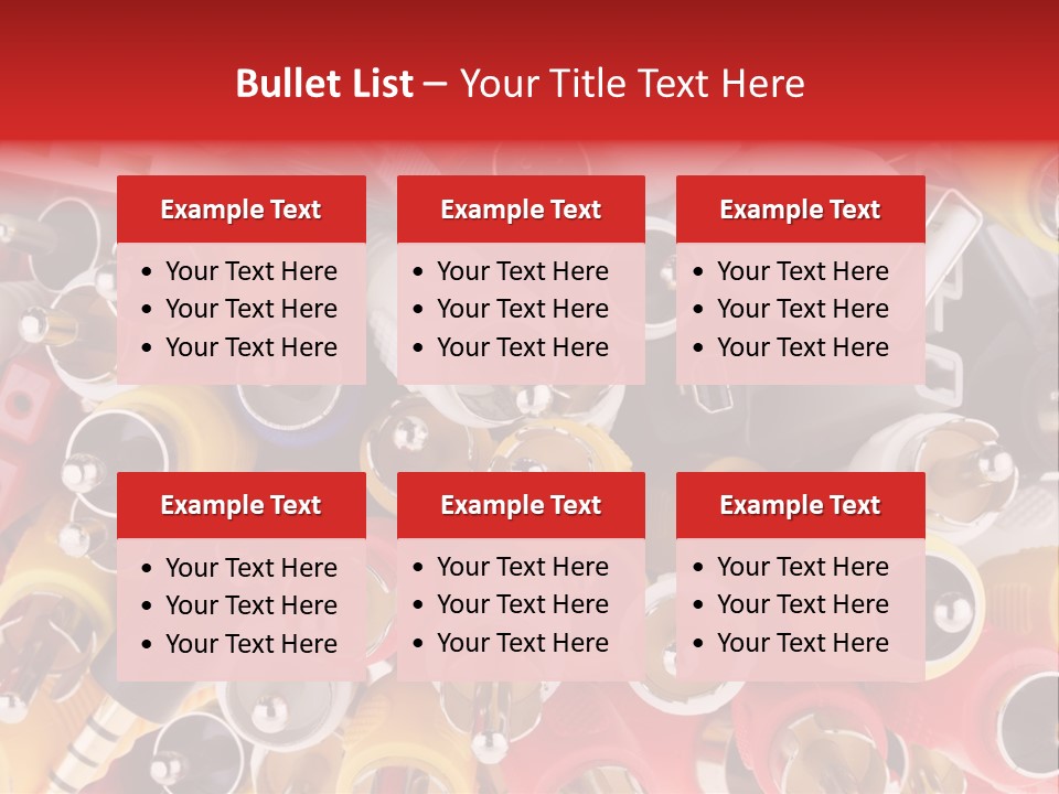 Equipments Electric Components PowerPoint Template