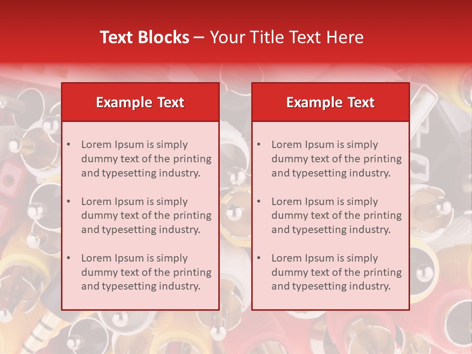 Equipments Electric Components PowerPoint Template