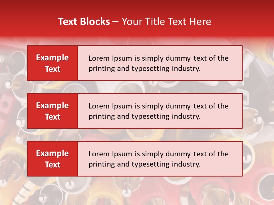 Equipments Electric Components PowerPoint Template