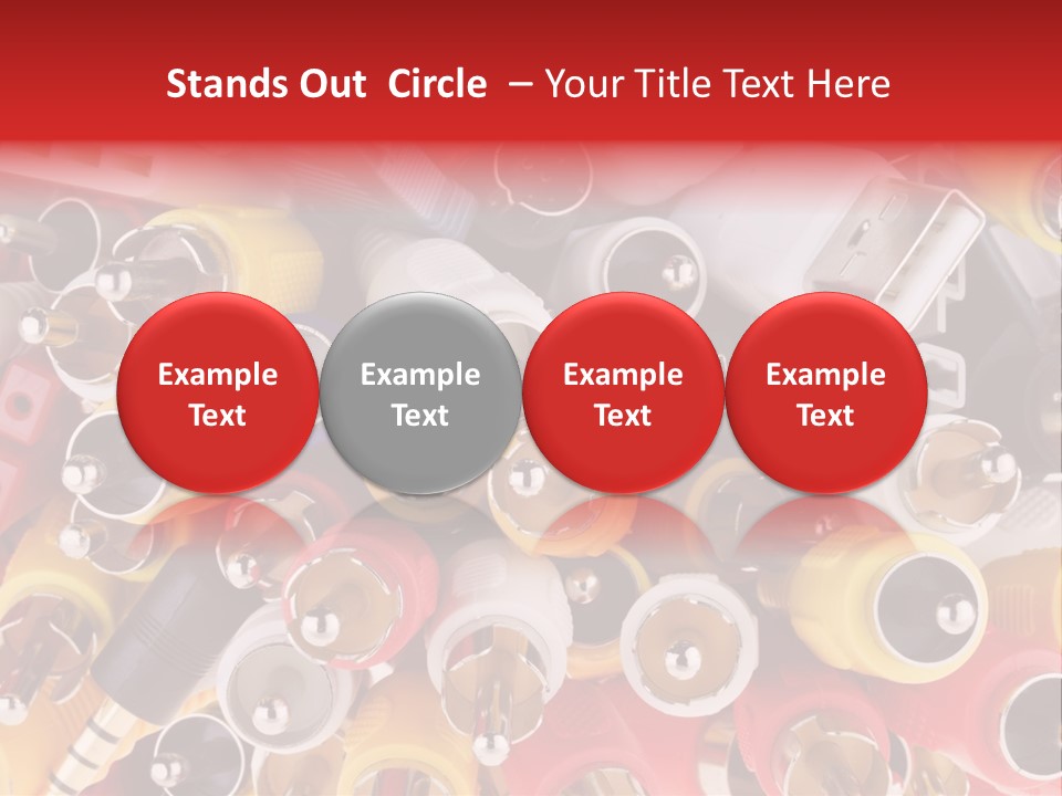 Equipments Electric Components PowerPoint Template