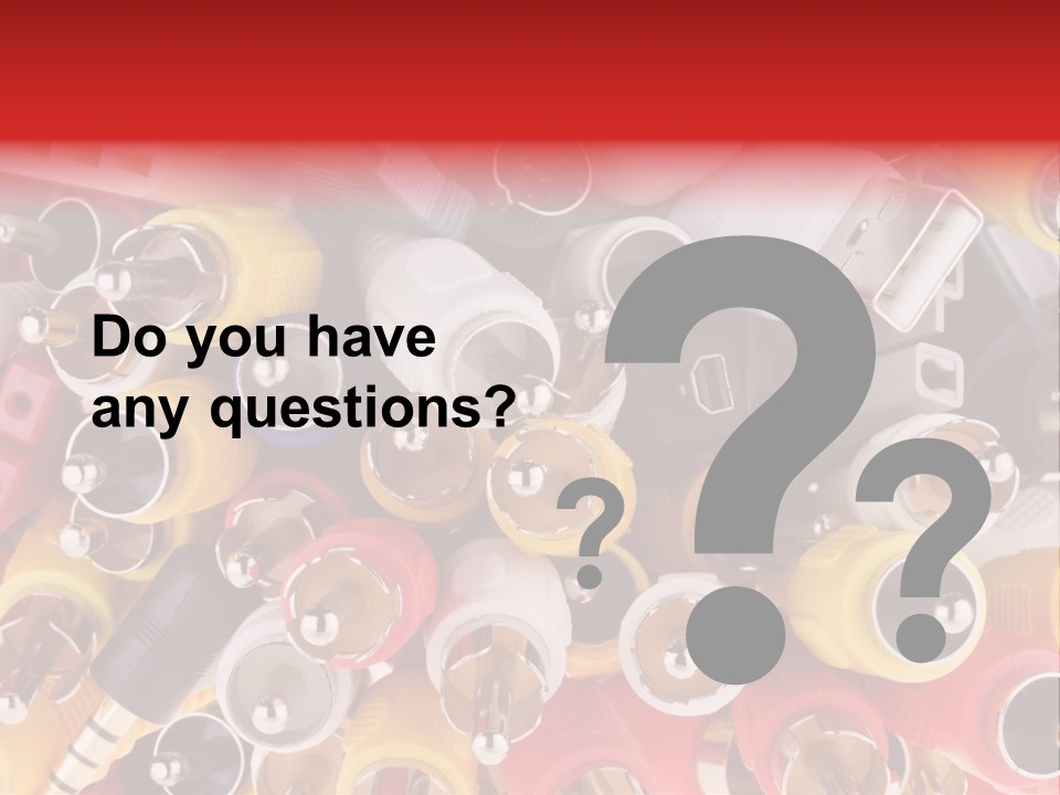 Equipments Electric Components PowerPoint Template