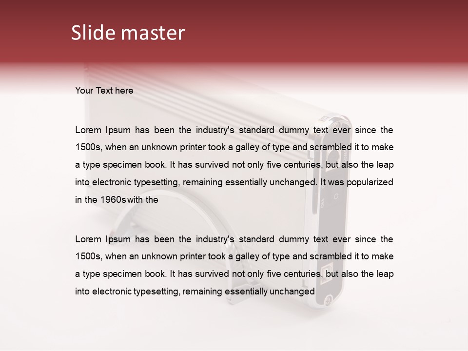 Modern Reflection Secure PowerPoint Template