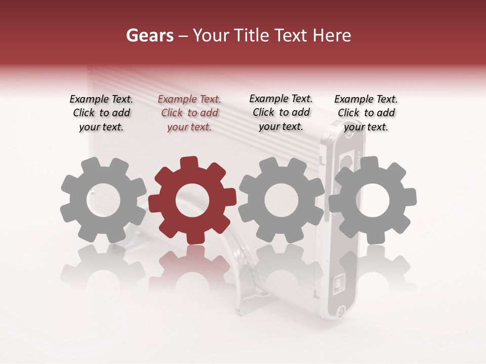 Modern Reflection Secure PowerPoint Template