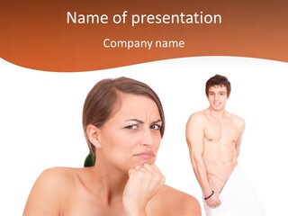 Stroking Heteroual Spa PowerPoint Template