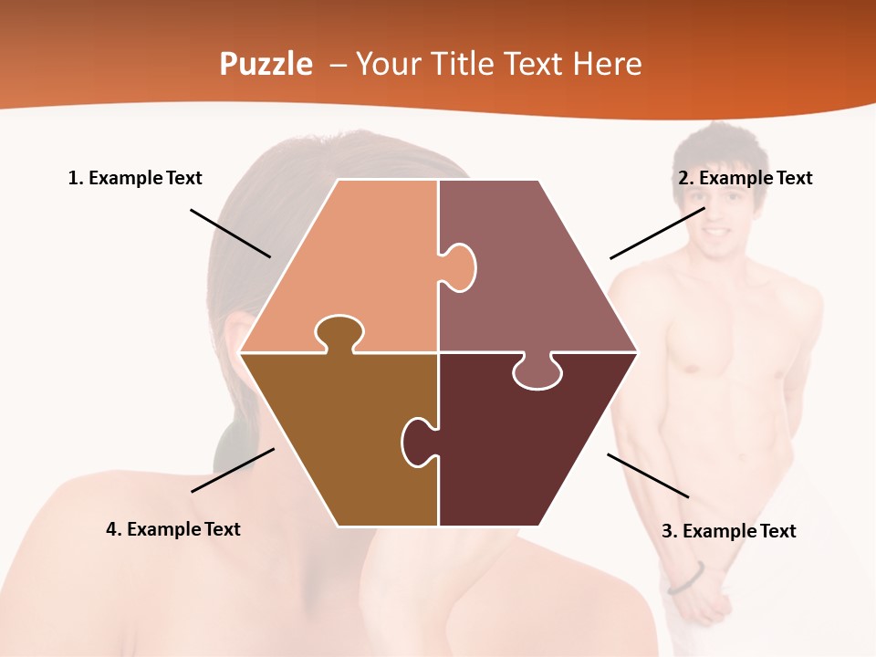 Stroking Heteroual Spa PowerPoint Template