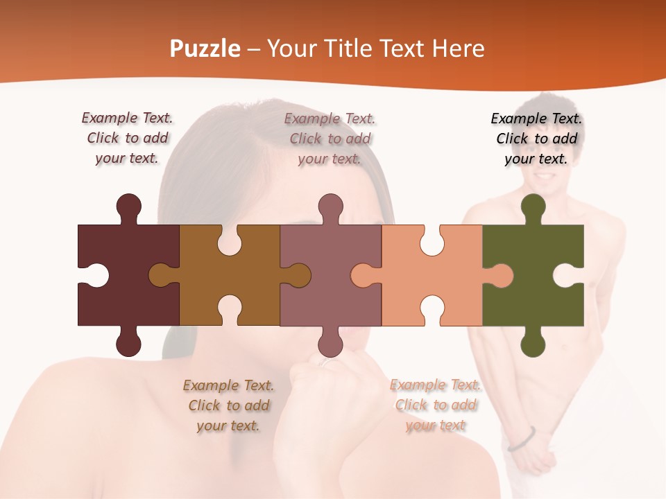 Stroking Heteroual Spa PowerPoint Template