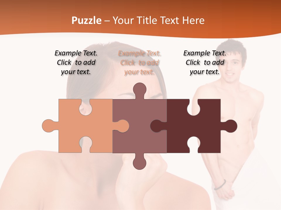 Stroking Heteroual Spa PowerPoint Template