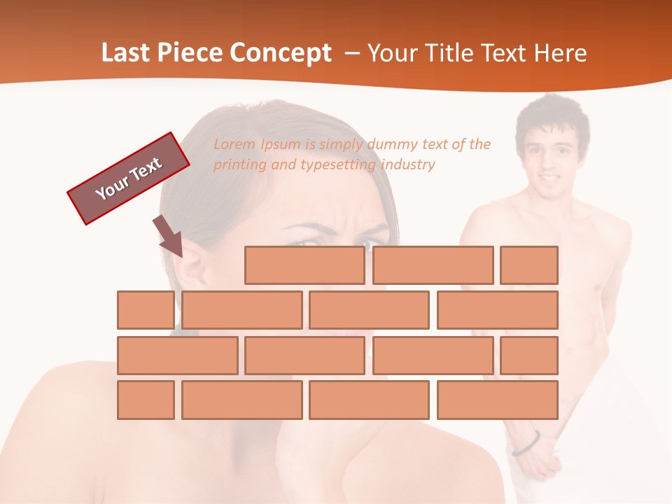 Stroking Heteroual Spa PowerPoint Template