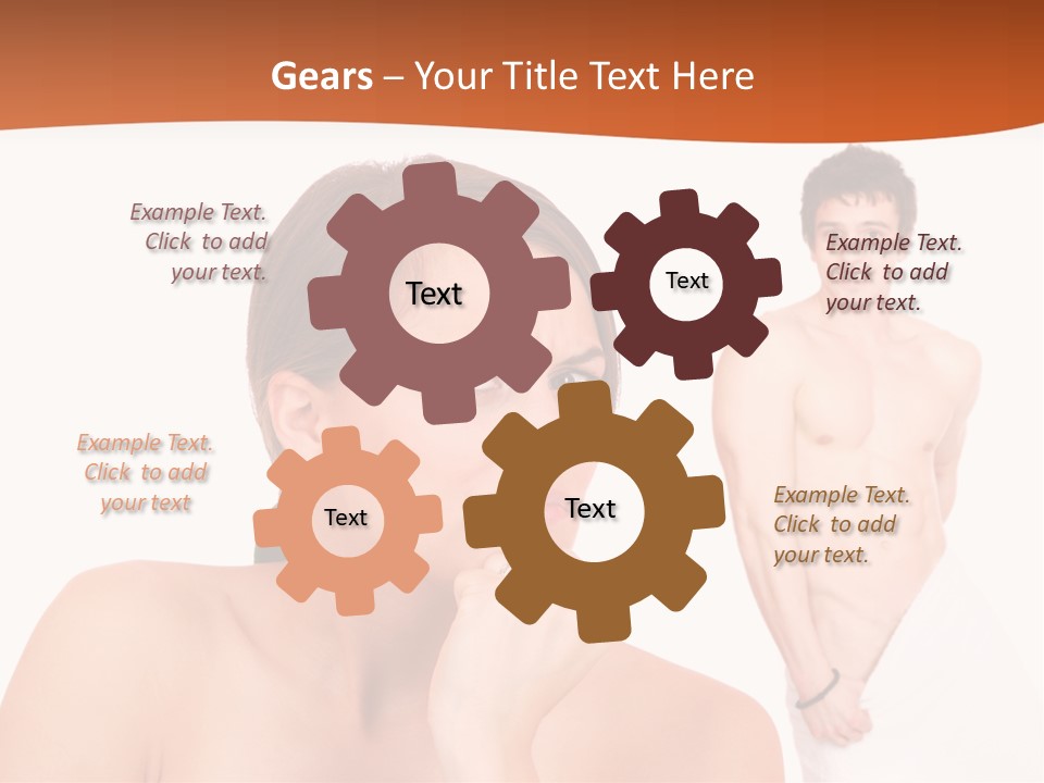 Stroking Heteroual Spa PowerPoint Template