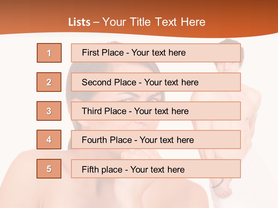 Stroking Heteroual Spa PowerPoint Template