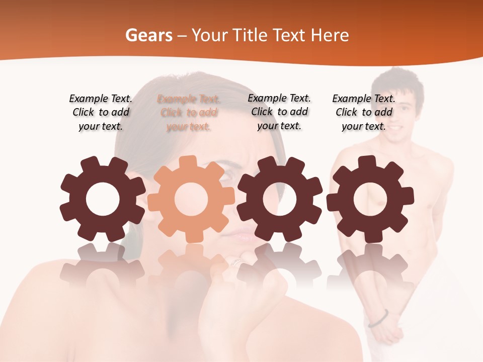 Stroking Heteroual Spa PowerPoint Template