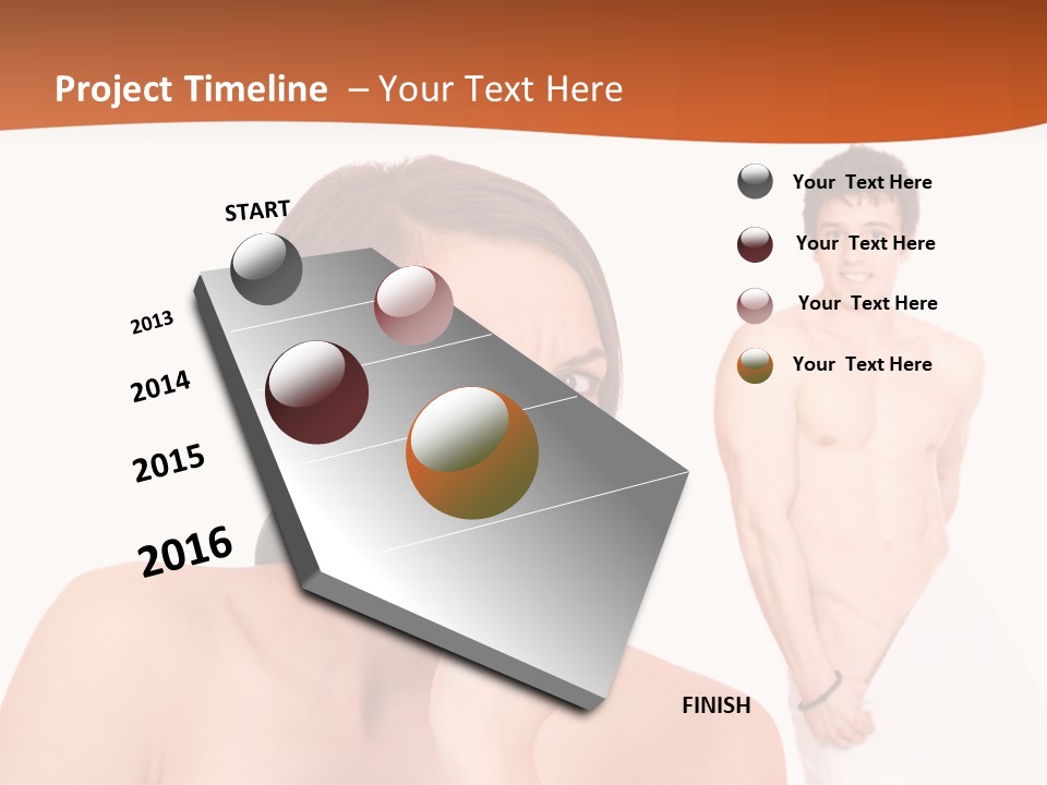 Stroking Heteroual Spa PowerPoint Template
