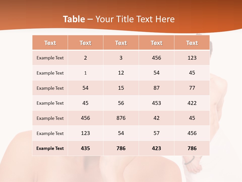 Stroking Heteroual Spa PowerPoint Template