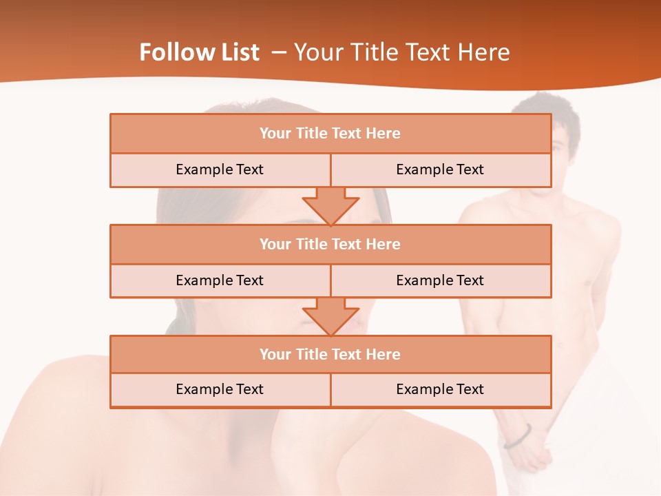 Stroking Heteroual Spa PowerPoint Template