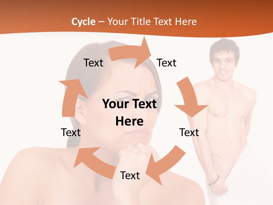 Stroking Heteroual Spa PowerPoint Template