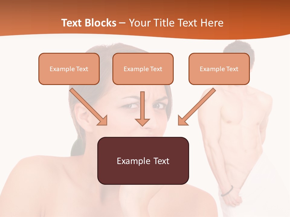 Stroking Heteroual Spa PowerPoint Template