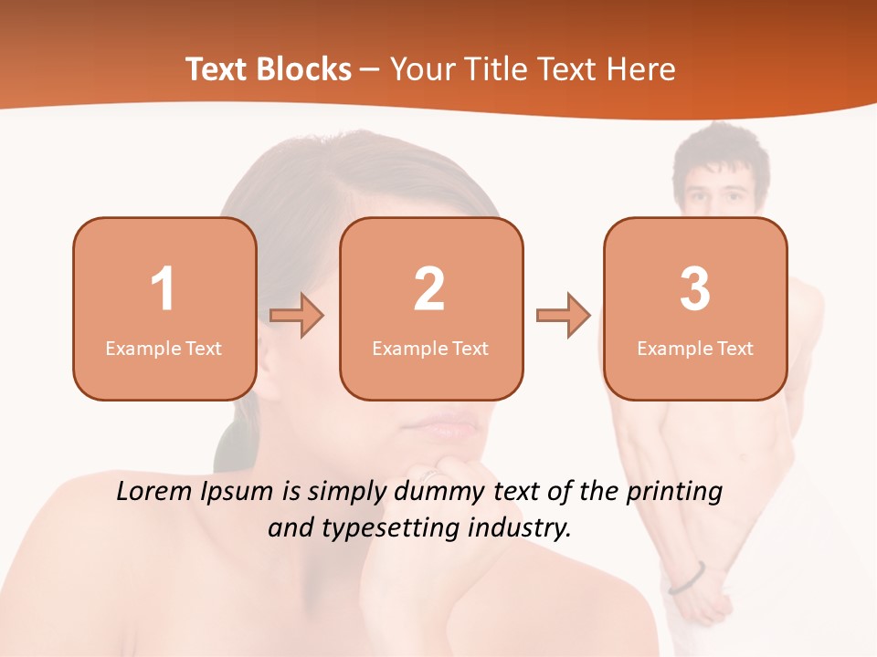 Stroking Heteroual Spa PowerPoint Template