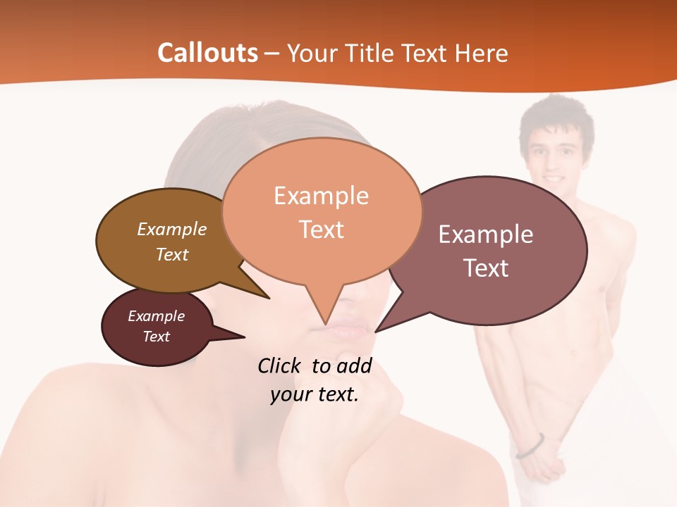 Stroking Heteroual Spa PowerPoint Template