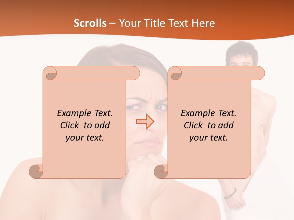 Stroking Heteroual Spa PowerPoint Template