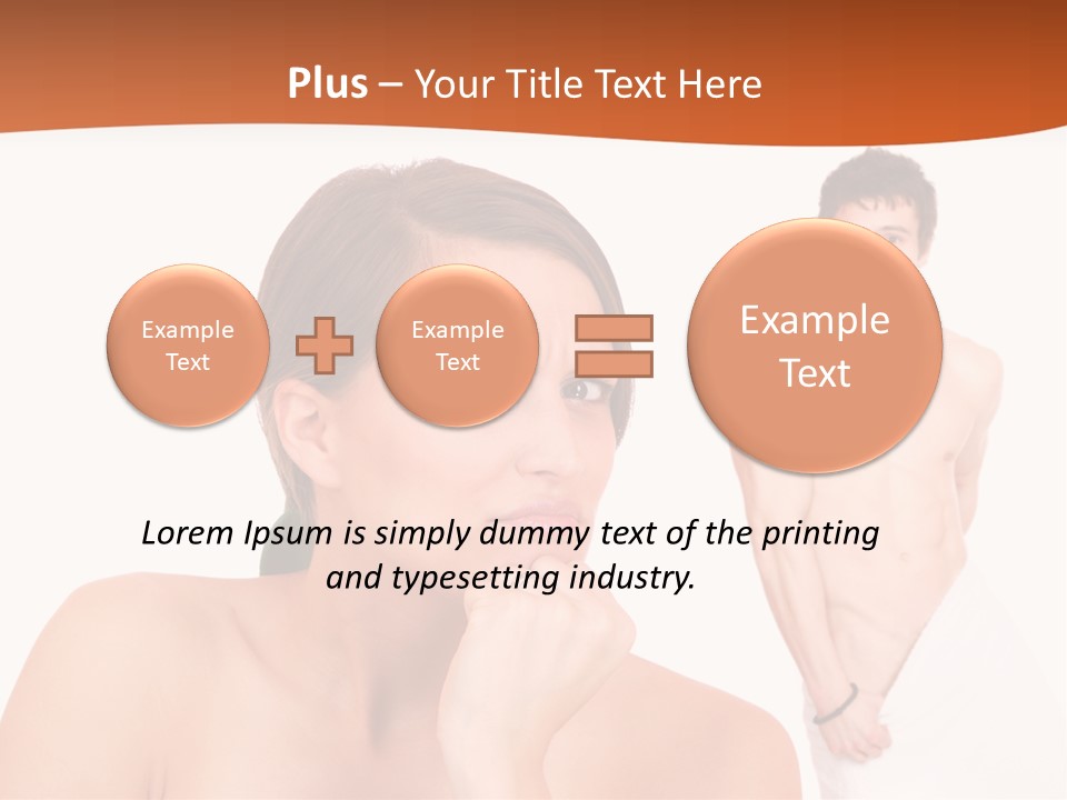 Stroking Heteroual Spa PowerPoint Template