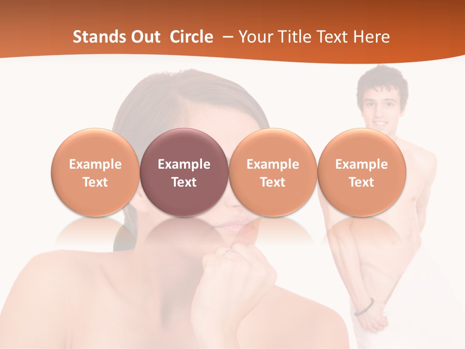 Stroking Heteroual Spa PowerPoint Template