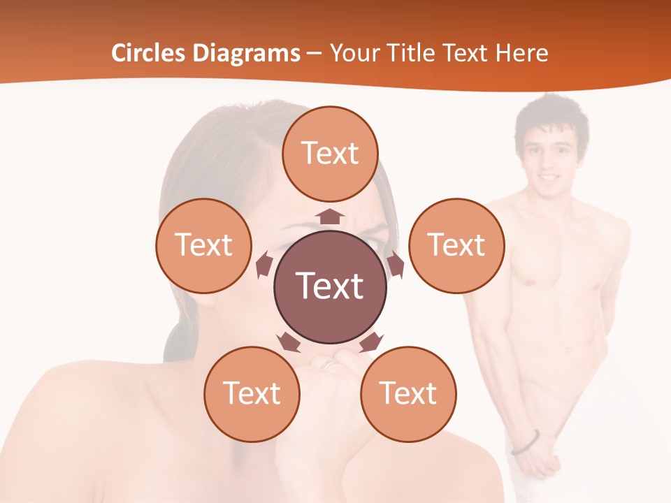 Stroking Heteroual Spa PowerPoint Template