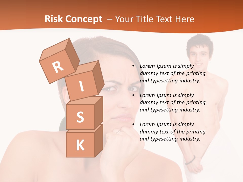 Stroking Heteroual Spa PowerPoint Template