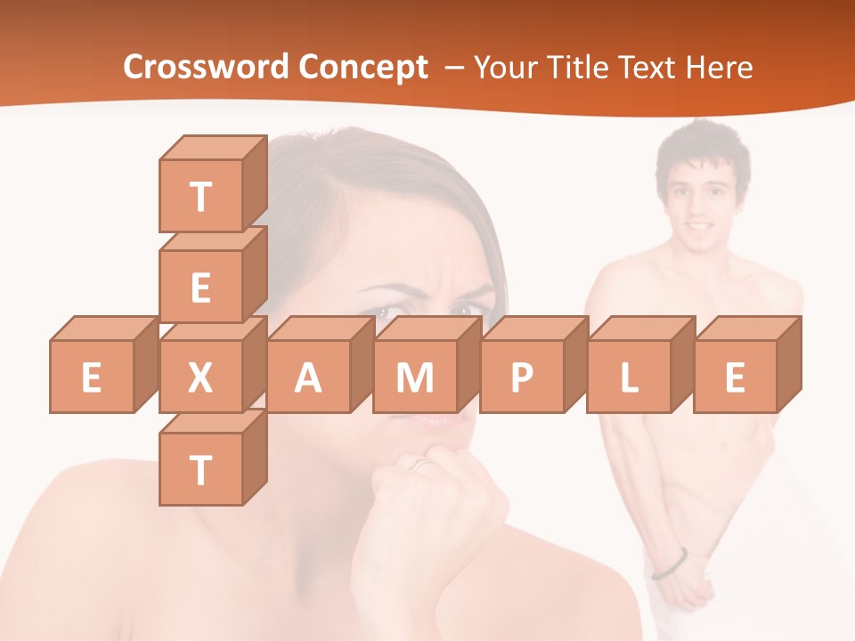 Stroking Heteroual Spa PowerPoint Template