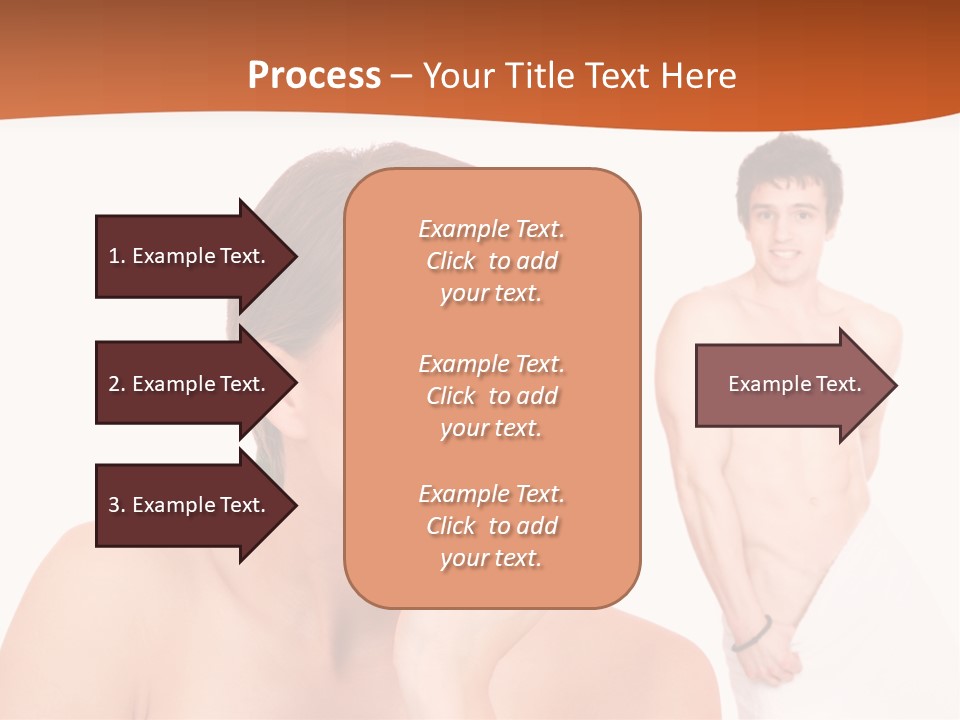 Stroking Heteroual Spa PowerPoint Template